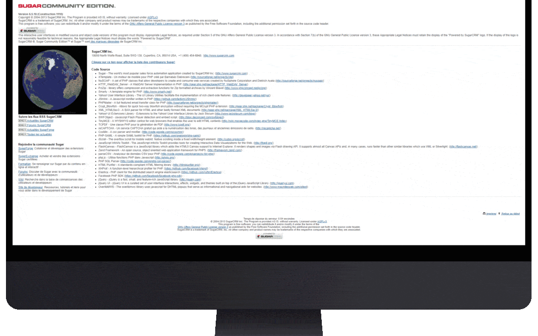 Documentations SugarCRM en français